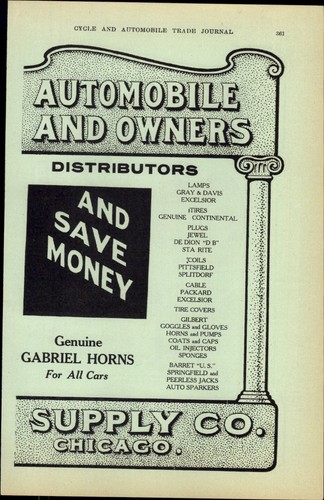 1906 carta pubblicitaria - pubblicitaria, auto
