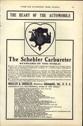 1906 carta pubblicitaria auto - 1906,